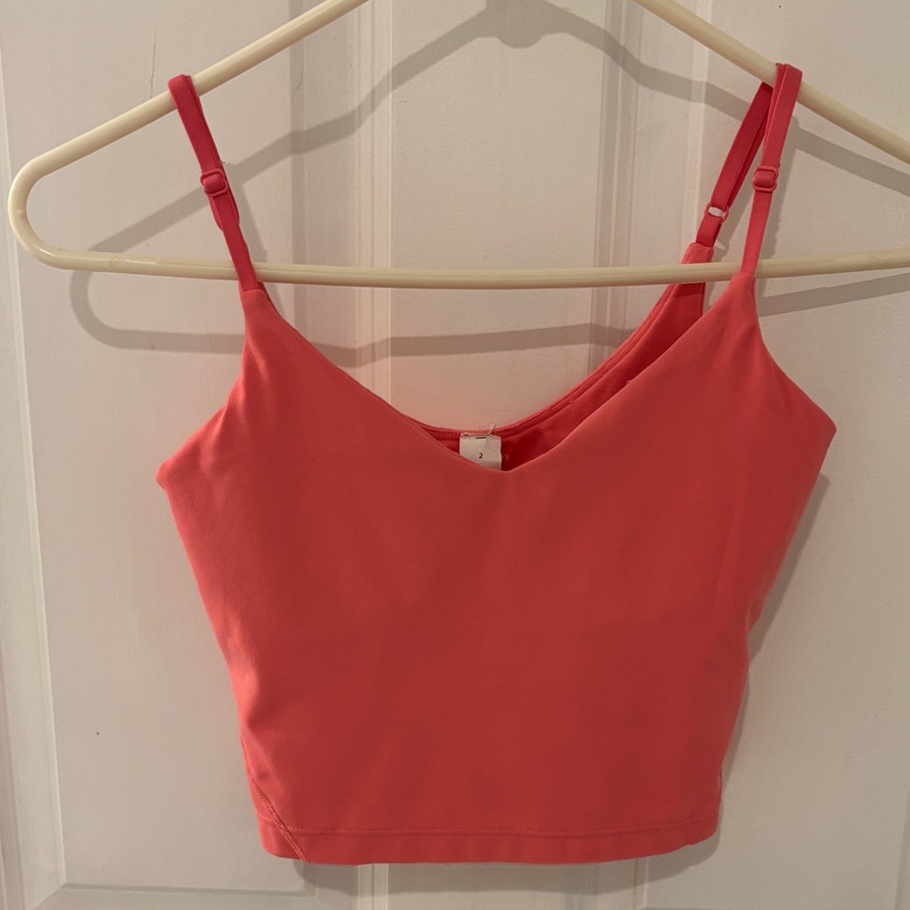 Lululemon Align™ Cropped Cami Tank Top-sukura pink. A/B Cup- size 2.